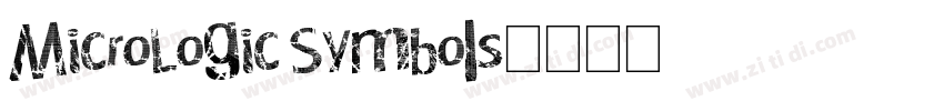 MicroLogic Symbols字体转换
